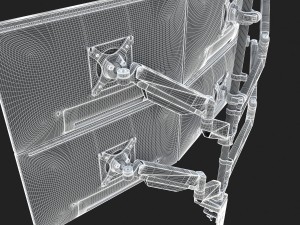 6-monitors 3D Model