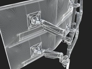 6-monitors 3D Model