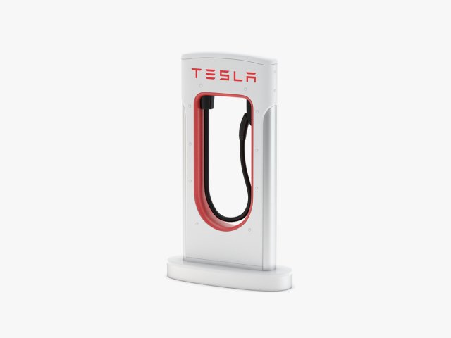 tesla charging station module 3D मॉडल .c4d .max .obj .3ds .fbx .stl .blend 
