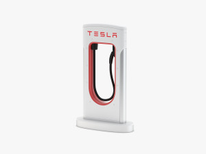 tesla charging station module 3D Model