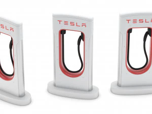 tesla charging station module 3D Model
