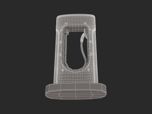 tesla charging station module 3D मॉडल