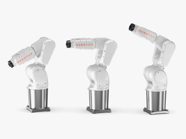generic robotic arm industrial Model 3D .c4d .max .obj .3ds .fbx .stl .blend 
