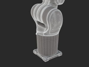generic robotic arm industrial Model 3D