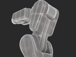 generic robotic arm industrial Model 3D