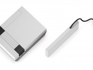 nintendo entertainment system 3Dモデル