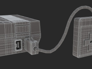 nintendo entertainment system 3Dモデル