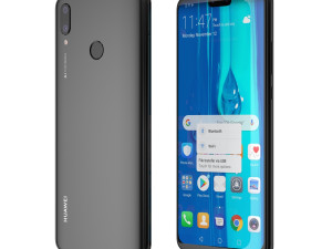 huawei y9 2019 black 3D Model