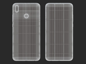 huawei y9 2019 black 3D Model