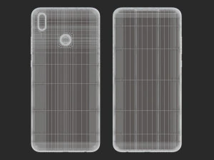 huawei y9 2019 black 3D Model