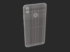 huawei y9 2019 black 3D Model