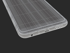 huawei y9 2019 black 3D Model