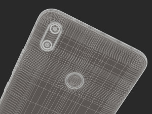 huawei y9 2019 black 3D Model