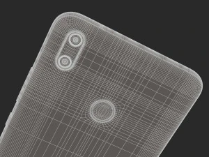 huawei y9 2019 black 3D Model