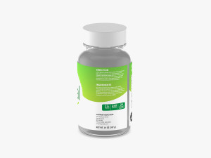3d empty pill bottle Modello 3D