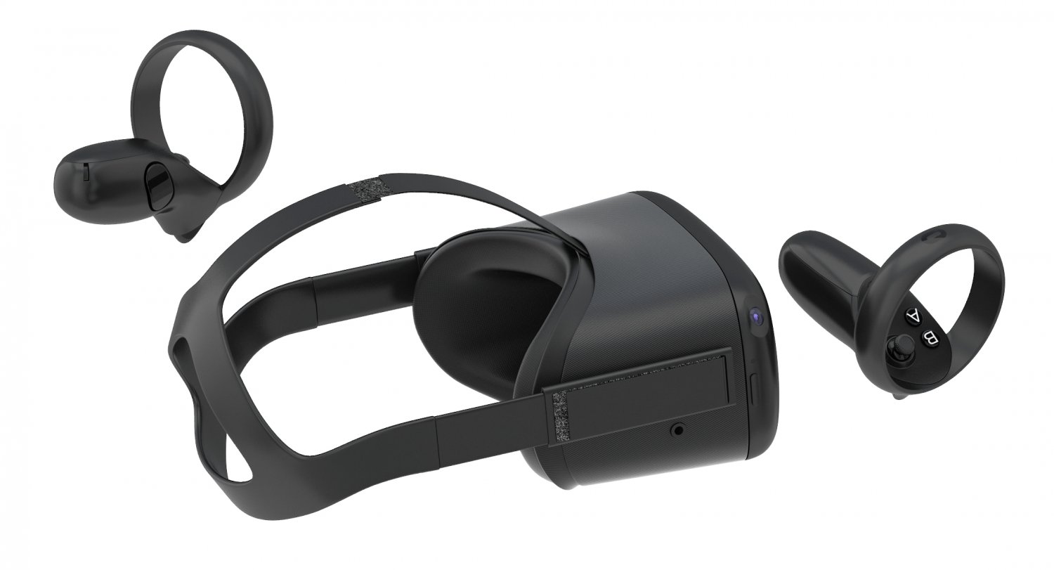 Oculus Quest 2 VR Headset 3D model