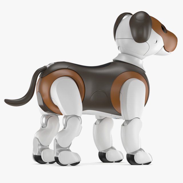 sony aibo choco 3D Model .c4d .max .obj .3ds .fbx .stl .blend 