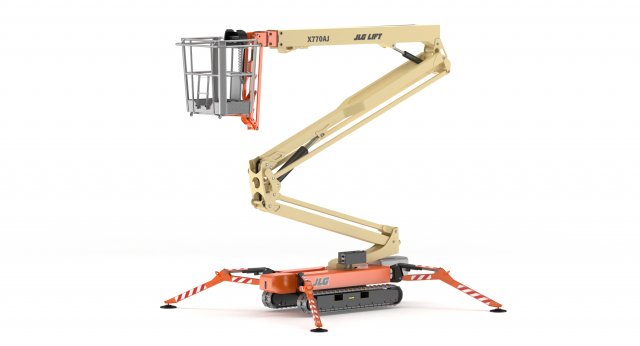 jlg x770aj compact compact crawker boom 3D Model .c4d .max .obj .3ds .fbx .stl .blend 