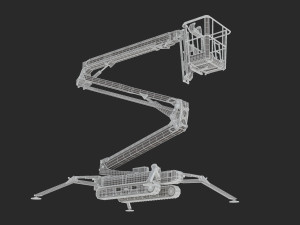 jlg x770aj compact compact crawker boom 3D Model