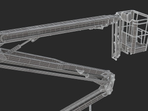 jlg x770aj compact compact crawker boom 3D Model