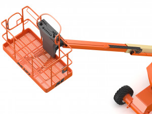 jlg 400s telescopic boom lift 3d 3Dモデル