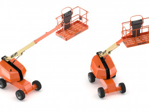 jlg 400s telescopic boom lift 3d 3Dモデル