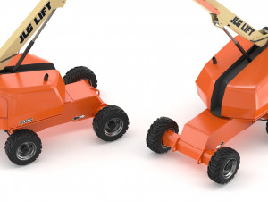 jlg 400s telescopic boom lift 3d 3Dモデル