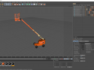 jlg 400s telescopic boom lift 3d 3Dモデル