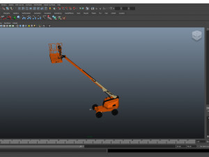 jlg 400s telescopic boom lift 3d 3Dモデル