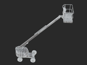 jlg 400s telescopic boom lift 3d 3Dモデル