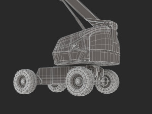 jlg 400s telescopic boom lift 3d 3Dモデル
