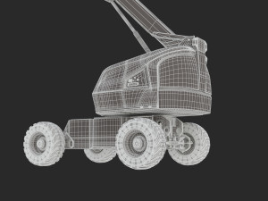 jlg 400s telescopic boom lift 3d 3Dモデル