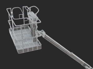 jlg 400s telescopic boom lift 3d 3Dモデル