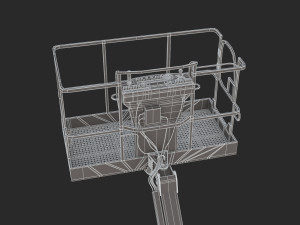 jlg 400s telescopic boom lift 3d 3Dモデル