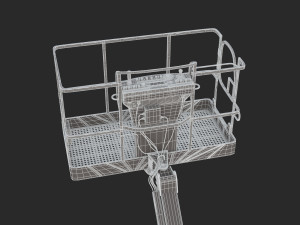 jlg 400s telescopic boom lift 3d 3Dモデル