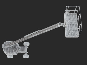 jlg 400s telescopic boom lift 3d 3Dモデル