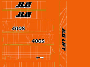 jlg 400s telescopic boom lift 3d 3Dモデル