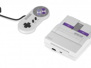 super nintendo entertainment system classic edition 3D Model