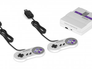super nintendo entertainment system classic edition 3D Modell