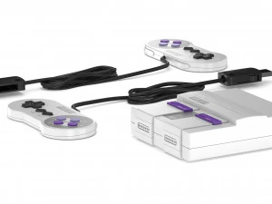 super nintendo entertainment system classic edition 3D Model
