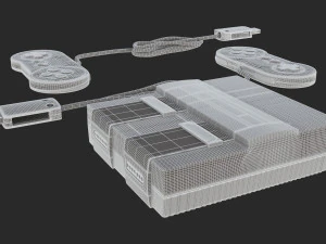 super nintendo entertainment system classic edition 3D Model