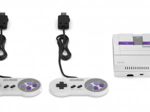super nintendo entertainment system classic edition 3D Model