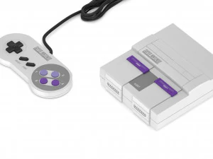 super nintendo entertainment system classic edition 3D Model