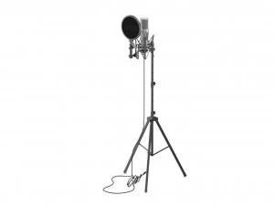 rode studio microphone stands with filter 3D Model