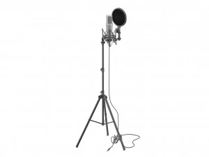 rode studio microphone stands with filter 3D Model