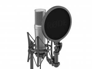 rode studio microphone stands with filter Model 3D