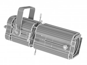 dts conventinonal projectors led profilo 200 Modelo 3D