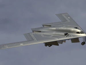 Esp&iacute;rito Northrop Grumman B-2 Modelo 3D