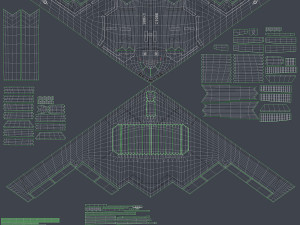 northrop grumman b-2 spirit 3D Модель