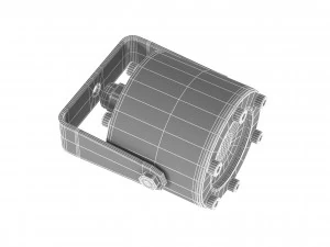 3d dts led underwater dive 3 fc with stand model 3D Model